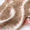 Sarongs 2021 Fashion Nieuwe printprint Silk Scarf Women Luxe % Mulberry Small Decorative Headband T220827