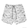 AV Summer Shorts de plage pour hommes Style camouflage Plus Size Mesh Pantalon d'entraînement respirant à cinq points Sports Casual Short Night Reflection