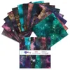 Embrulhado de presente 24 folhas 6 "x6" galáxia padronizado de papel scrapbooking pack pack artesanato artesanal alinacraft