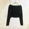 디자이너 BA 스웨터 여성 선임 양모 패션 클래식 레저 가을 겨울 따뜻한 편안한 코트 고품질 풀오버