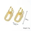 Hoop oorbellen 5pairs CZ Pave Heart/Star/Round For Women Gold Zirkon Pendientes Mujer 2022 Sieraden