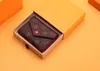 Diseñador M41939 ROSALIE COIN PURSE Mini Pochette Designer Luxury Womens Compact Wallet Key Monedero Titular de la tarjeta Accesorios Emilie Sarah Victorine Wallet