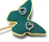 Jewelry Pouches Creative Butterfly-Shaped Metal Display Organizer Stand Hanger Earring Microfiber Ear Clip Holder