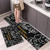 Mattor Luxury Fashion Style Simple Nordic Modern Kitchen Mat Floor Carpet House Hold Long Strip Doormat Anti-Slip Rug Home Decor