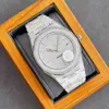 Handgefertigt von Diamonds Watch Mens Automatic Mechanical Watch 40 mm mit Diamantstahl 904L Sapphire Ladi Busins ​​Wristwatch Montret4o6