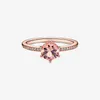 Yellow Gold Plated Crown Solitaire Rings Sterling Silver Women Girls Designer Bröllopsmycken för Pandora Rose Gold Lover Ring med originalbox