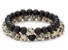 Fashion Strons Stone naturel 8 mm Agate Agate Chakra Guérir Reiki Bouddha Yoga Bracelet Elastic D54J