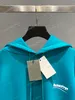 xinxinbuy Männer Designer Hoodies DESTROYED Brief Meer Welle Druck Paris Pullover Frauen grün weiß schwarz blau Übergröße XS-L