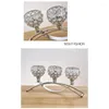 Candle Holders Holder Crystal Arch Bridge Cup Romantic Home Wedding Decor