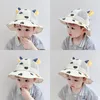 Beretten Zomer Zon Hoeden Children Adem Mesh Boys Girls Emmer hoed Infant Peuter Beach Sunshade Cute Cap