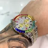 Wristwatches Lvpai العلامة التجارية Iced Out Luxury Watch Full Diamond Women Men Ladies Casual Crystal Watches Rhinestone Fashion Relogio feminino