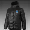 Troyes AC – veste à capuche pour hommes, manteau de sport de loisirs d'hiver, fermeture éclair complète, sweat-shirt chaud d'extérieur, LOGO personnalisé