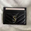 Card Holders Designer Card Holder Men Womens Cards Holders Black Lambskin Mini Wallets Coin purse Leather Bag Handbags Tiger Snake Cardholde