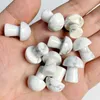 15x20mm Mini Mushroom Stone Carved Natural Quartz Agat Healing Reiki Home Decoration Gem Aquarium Polishing Ornament