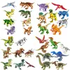ديناصورات من بلوك اللغز الطوب ديناصورات شخصيات بناء ألعاب تعليم الطفل للأطفال هدية الأطفال Toy282r