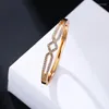 Bracelet mode Bracelet en or Bracelets Femme bijoux en cristal manchette pour femmes Bracelets de charme