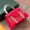 حقائب الكتف مصمم حقيبة Sac Saigon Mini Pvc Leather Handbags Fashion Bags Gift التعبئة 2022 أعلى جودة