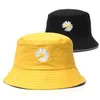 Berets Blume Zwei Seiten Stickerei Eimer Hut Fischer Outdoor Reise Sun Cap Hüte Für Männer Und Frauen 176