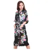 Menas de dormir para dormir de alta moda púrpura de noiva chinesa vestido de casamentos mulheres rayon roupas de noite sexy kimono banheiro size s m l xl xxl xxxl z013