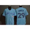 Personnalisé Hommes Enfants Femmes Baseball Jersey Joe Carter Vladimir Guerrero Jr Robbie Ray George Springer Marcus Semien Bo Bichette Vladimir Guerrero Nate Pearson