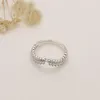 Women Mens Wheat Grains Wishbone Rings Authentic 925 Sterling Silver Original box set for Lovers Ring8213208
