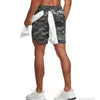 AV Summer Shorts de plage pour hommes Style camouflage Plus Size Mesh Pantalon d'entraînement respirant à cinq points Sports Casual Short Night Reflection