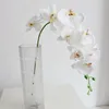 93 CM 9 têtes soie orchidée Phalaenopsis fleurs bricolage mariage Bouquet de fleurs plantes artificielles fausses fleurs décor à la maison