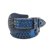 Cinturones de moda para mujeres Cintur￳n de dise￱ador BB Simon Rhinestone Cintur￳n con diamantes de imitaci￳n Bling como regalo Ruirong
