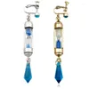 Boucles d'oreilles pendantes Vanitas l'étude de cas de No Karte Cosplay accessoires sablier lumineux oreille Clip bijoux cadeaux accessoires