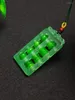 Pendant Necklaces Natural Myanmar Jade Class A High Abacus Jadeite Green Necklace Pendants Jewelry Women Men