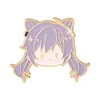 Broches Anime Jeux Vidéo Genshin Impact Kawaii Épingles En Émail Dur Dessin Animé Hu Tao Klee Zhong Li Badge Sac À Dos Épinglette Mignon Fan Cadeau