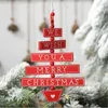 Christmas Decorations Merry 2022 Tree Pendant Shape Ornament Xmas Decoration Navidad Gift Kids