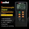 Multimeters Victor Digital Thermometer met thermokoppelsensoren Industriële klasse 1999 Tellingen 6801