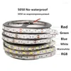Paski SMD LED Pasek Light 60LEDS/M RGB Stripe Elastyczna taśma ścieżna DC12V Świąteczna dekoracja świąteczna