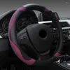 Housses de volant DERMAY été bâche de voiture 38 cm mode pour femmes dame cuir volant Auto intérieur accessoires