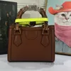 5A luxury bag Bags Shopping 5A totes SaffianoShoulder Bags Designer Womens Leather Jumbo s Printed Diana Mini Tote Hardware Bamboo Handles Female Crobody Beach Shop