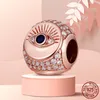 925 Charms perline in argento Pandora Charm Bracciale in oro rosa charmes ciondoli gioielli fai da te con perline fini