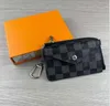 Top Qualité Original Boîte Date Code Porte-Monnaie Titulaire Luxurys Designer Portable KEY Pouch Wallet Classique Homme / Femme Pièces Clés Chaîne Sac Célèbres Portefeuilles 7 Couleurs