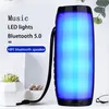 Wireless Bluetooth Speaker Portable Speaker Bluetooth Powerful High BoomBox Outdoor Bass HIFI TF FM Radio with LED Light3007
