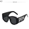 Fashion luxury men designer sunglasses retro square frosted box letter-printed color film trend casual style UV protection glasses305z