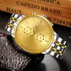 Luxe classique robe affaires hommes montres ORlando Quartz montre-bracelet en acier inoxydable mâle horloge montre décontractée