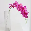 93cm 9 헤드 실크 난초 phalaenopsis 꽃 diy 결혼식 꽃다발 인공 식물 가짜 꽃 가정 장식