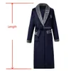 Heren gewaden mannen Casual Kimono Bathrobe herfst winter flanel lang gewaad