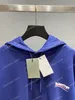 xinxinbuy Männer Designer Hoodies DESTROYED Brief Meer Welle Druck Paris Pullover Frauen grau schwarz Übergröße XS-L