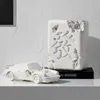 Decoratieve beeldjes Creatieve auto's en Mahjong Statue Resin Sculpture ambachten eenvoudige woonkamer ornamenten Home Office Store Decors