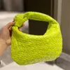 Bolsos de noche Bolso Jodie pequeño Bolso de mano con nudo para mujer Bolsos Jode Diseñador de lujo Bolso tejido Marca Hobo Knit Tote Wallet Bolsos de señora 2022 a