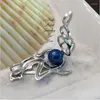 Pendant Necklaces Multicolor Luminous Moonstone Mermaid Woman Necklace Fashion Personality Charm Jewelry Accessories