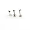 Labret Ring Lip Bar Surgical Steel 16 Gauge Popular Body Jewelry Cartiliage Tragus Monroe Piercing Chin Helix Ball 16G226M