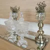 Bouteilles de stockage 1pc pot de bonbons en verre décoratif style européen bidon de conception