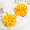 Dekorativa blommor 2 st 15 cm Silk Peony Head Wedding Decoration Home Bridal Accessories Clearance Christmas Wreath Artificial For Scrapbook